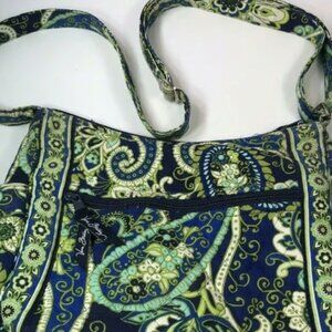 Vera Bradley Large Crossbody Bag 10 x 8.5 x 4.5 in Adjustable Strap 14" to 27"